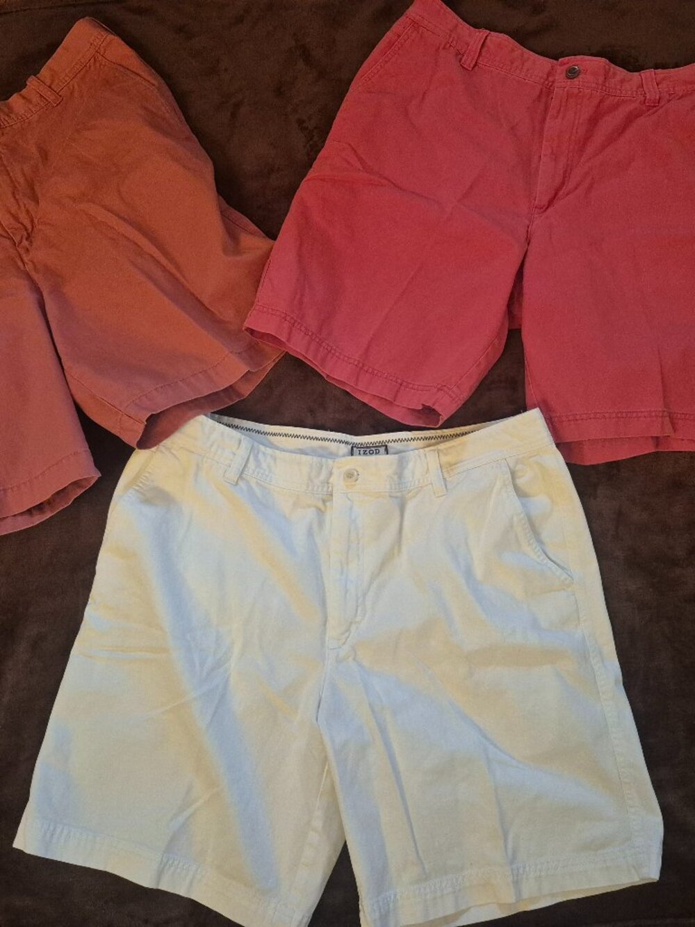 Lot of 3 IZOD Golf Shorts Mens 38